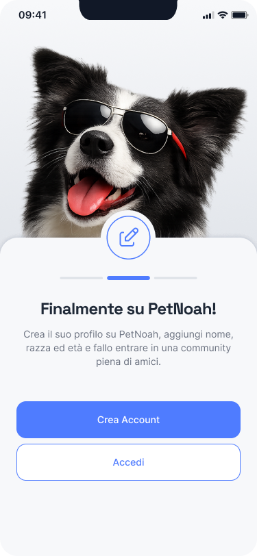 Onboarding screen
